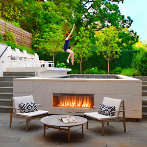 Outdoor Gas Fireplace Inset